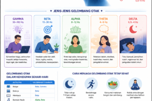 Mengenal Gelombang Otak Manusia: Jenis, Fungsi, dan Pengaruhnya terhadap Aktivitas Sehari-hari